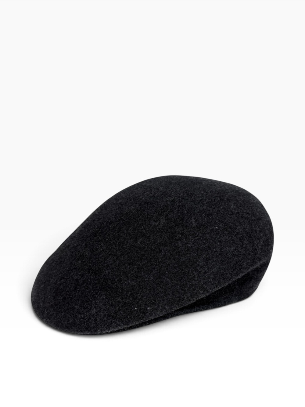 PENDLETON Charcoal Grey Seamless Wool Flat Cap